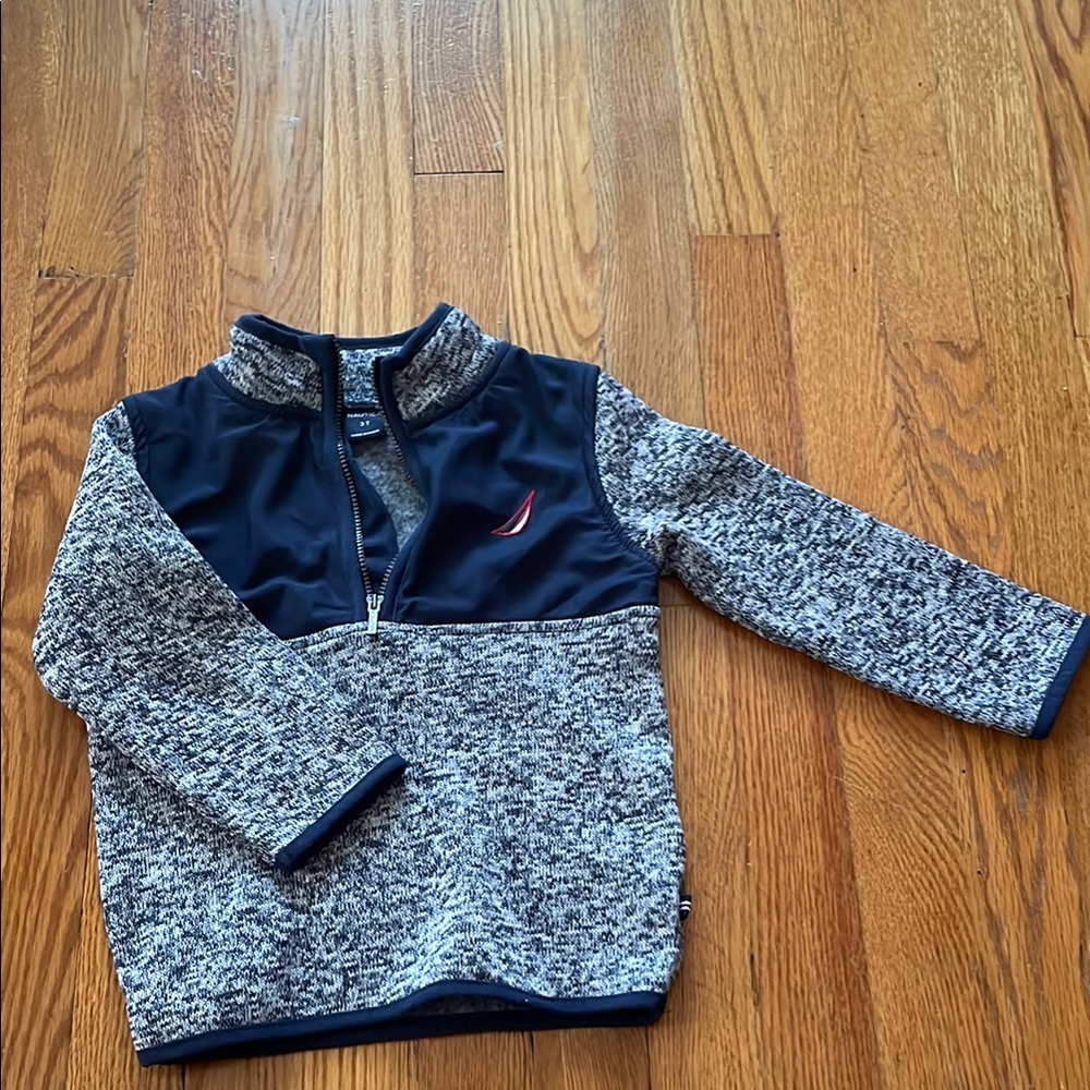 Navy and Gray Kids Pullover by Nautica